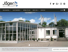Tablet Screenshot of jaeger-polster.de